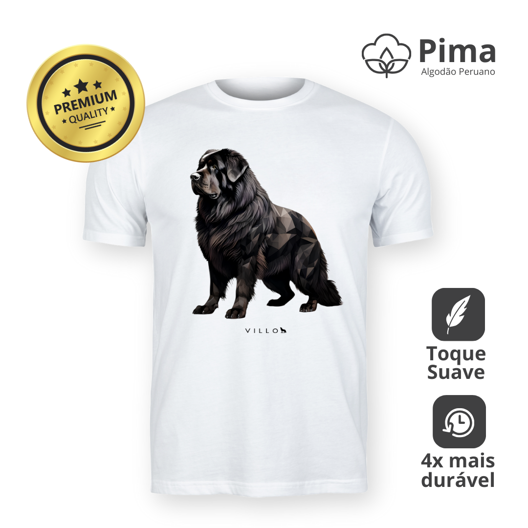 Nome do produto: Camiseta Pima Premium Mastim Tibetano