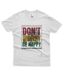 Nome do produto Camiseta Reggae - Don’t Worry, Be Happy