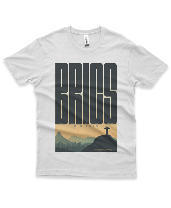 Camiseta “BRICS Rio 2025 – Mundo Multipolar”