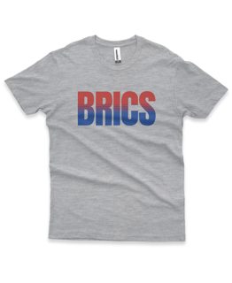 Nome do produto Camisa BRICS azul/vermelha