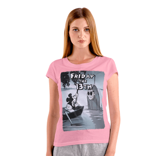 Nome do produto Camiseta baby look Mickey Sexta-feira 13 - BLMSF09