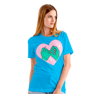 Nome do produto Camiseta Pink and Blue - PACTO - PKAB06