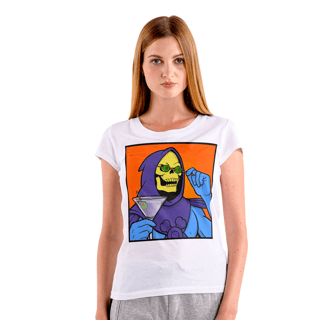 Nome do produto Camiseta baby look Skeletor Party - BLSKT07
