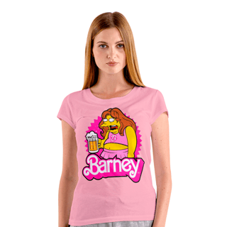 Nome do produto Barney Oh Barbie - Baby look - BLBOB56