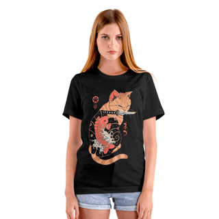 Nome do produto Camiseta Gato Cultura japonesa  O TATUADO GCJ40