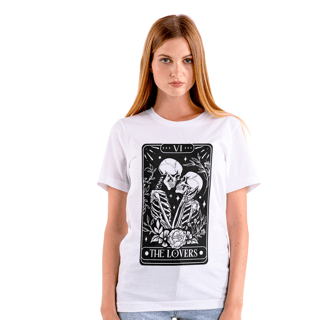 Nome do produto Camiseta de caveira - Os amantes - THE LOVERS - TLV54