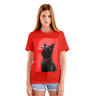 Nome do produto Camiseta de Gato - Fashion Cat - FC36