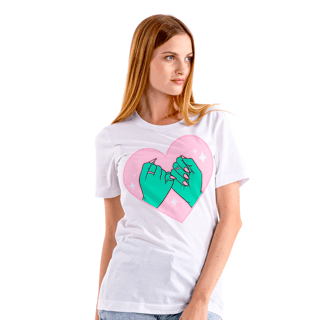 Nome do produto Camiseta Pink and Blue - PACTO - PKAB06