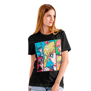 Nome do produto Camiseta Sailor Moon Grupo SMG18