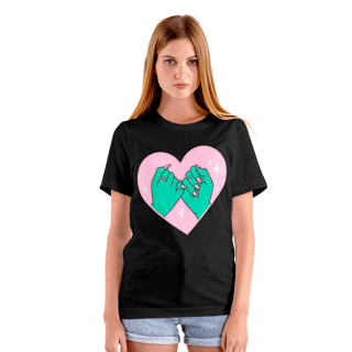 Nome do produto Camiseta Pink and Blue - PACTO - PKAB06