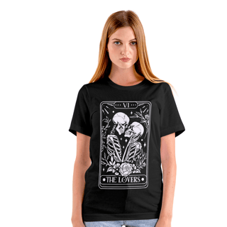 Nome do produto Camiseta de caveira - Os amantes - THE LOVERS - TLV54