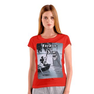 Nome do produto Camiseta baby look Mickey Sexta-feira 13 - BLMSF09