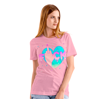 Nome do produto Camiseta Pink and Blue FCK - PBFCK28