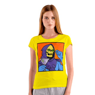 Nome do produto Camiseta baby look Skeletor Party - BLSKT07