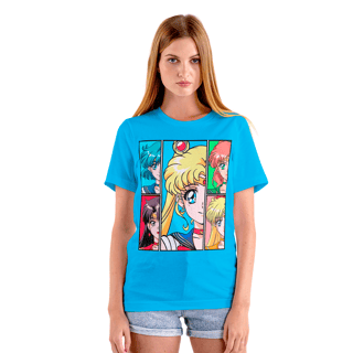 Nome do produto Camiseta Sailor Moon Grupo SMG18