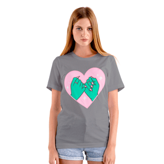 Nome do produto Camiseta Pink and Blue - PACTO - PKAB06