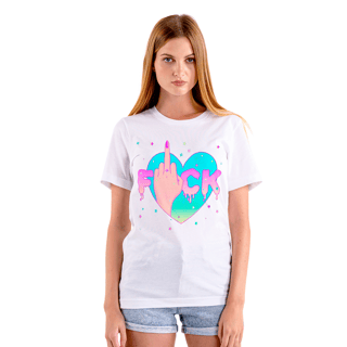 Nome do produto Camiseta Pink and Blue FCK - PBFCK28