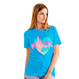 Nome do produto Camiseta Pink and Blue FCK - PBFCK28