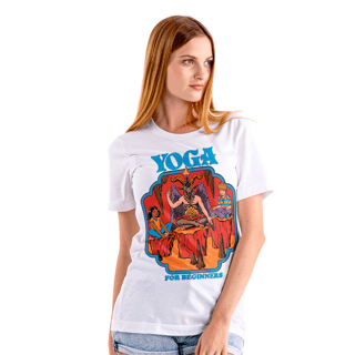 Nome do produto Camiseta YOGA FOR BEGINNERS - STVRHD05