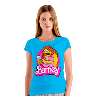Nome do produto Barney Oh Barbie - Baby look - BLBOB56