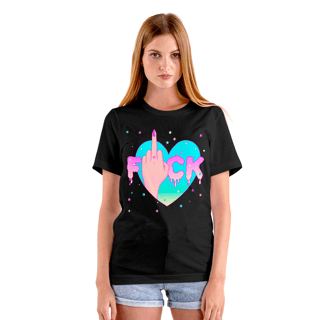 Nome do produto Camiseta Pink and Blue FCK - PBFCK28