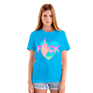 Nome do produto Camiseta Pink and Blue FCK - PBFCK28