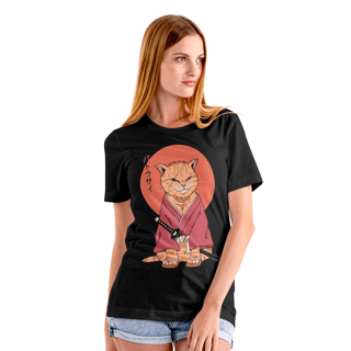 Nome do produto Camiseta Gato Cultura japonesa KIMONO - GCJ38