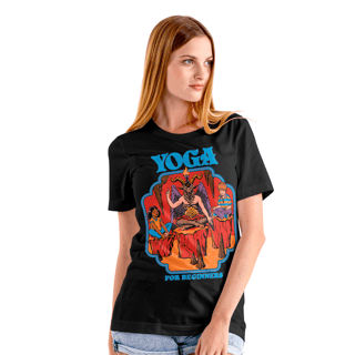 Nome do produto Camiseta YOGA FOR BEGINNERS - STVRHD05