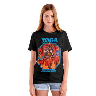 Nome do produto Camiseta YOGA FOR BEGINNERS - STVRHD05