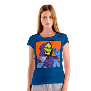 Nome do produto Camiseta baby look Skeletor Party - BLSKT07