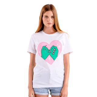 Nome do produto Camiseta Pink and Blue - PACTO - PKAB06
