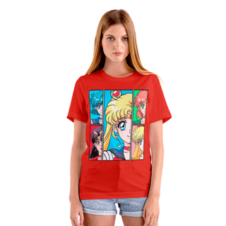 Nome do produto Camiseta Sailor Moon Grupo SMG18