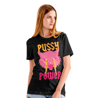 Nome do produto Camiseta baby look Pussy Power - BLPP43