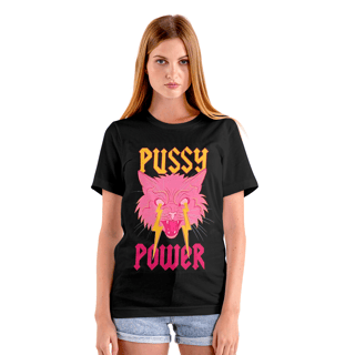 Nome do produto Camiseta Pussy Power - PP44