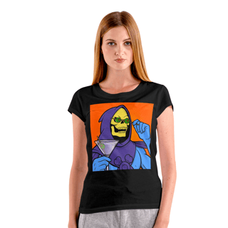 Nome do produto Camiseta baby look Skeletor Party - BLSKT07