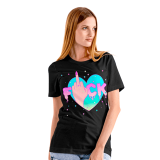 Nome do produto Camiseta Pink and Blue FCK - PBFCK28