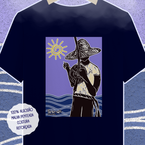 Camiseta - Foi Na Beira Do Mar
