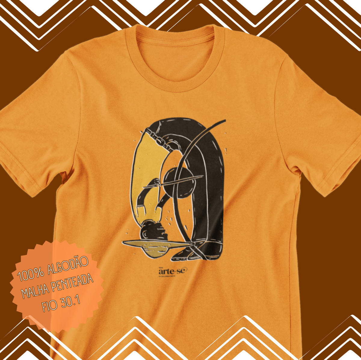 Nome do produto: Camiseta - Angola Dobrada