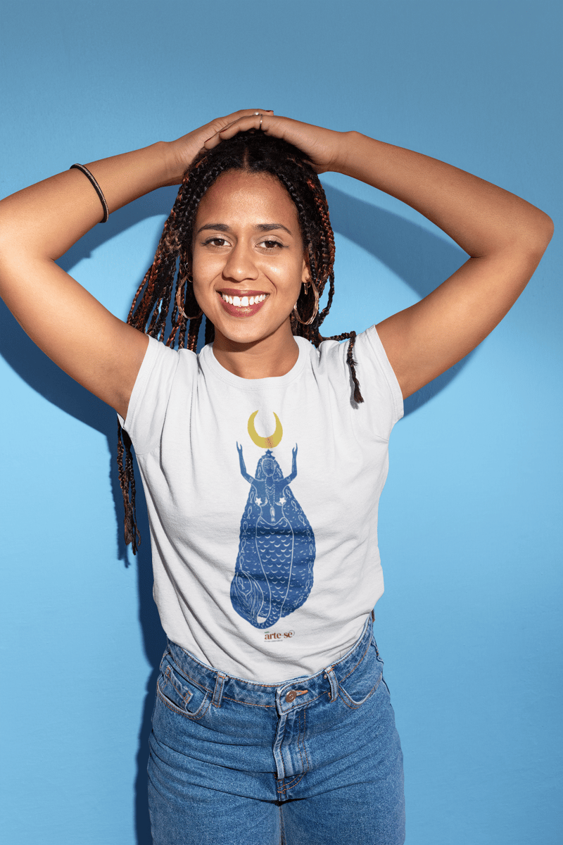 Nome do produto: Baby look - Yemanjá