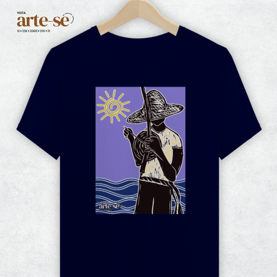 Camiseta - Foi Na Beira Do Mar