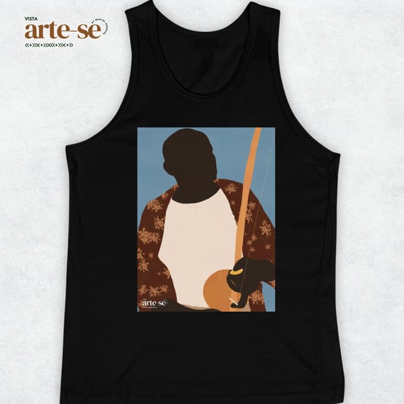 Camiseta Regata - Pintura de Mestre Bimba