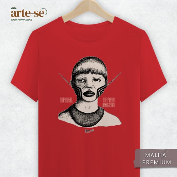 Camiseta PRIME - Caboclo (Brasil Terra Indígena)