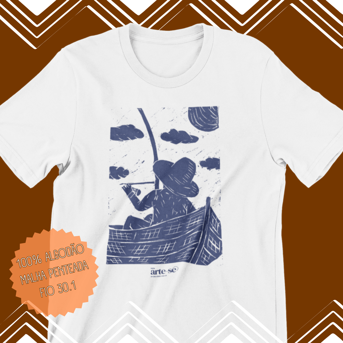 Nome do produto: Camiseta - O navegante