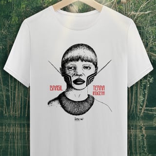 Nome do produto Camiseta - Caboclo (Brasil Terra Indígena)