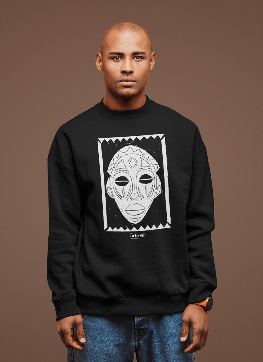Nome do produto: Moletom careca - Máscara africana 2