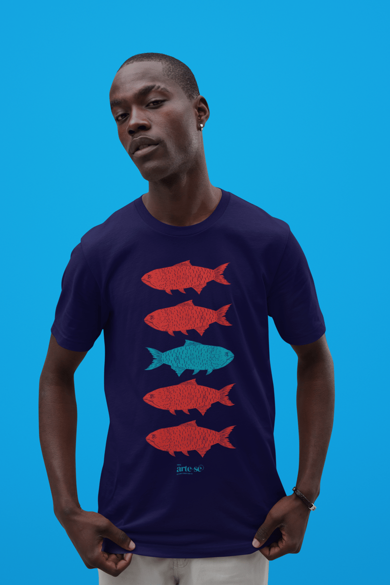 Nome do produto: Camiseta - Peixes