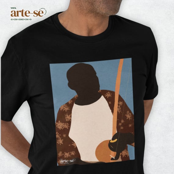 Camiseta - Pintura de Mestre Bimba