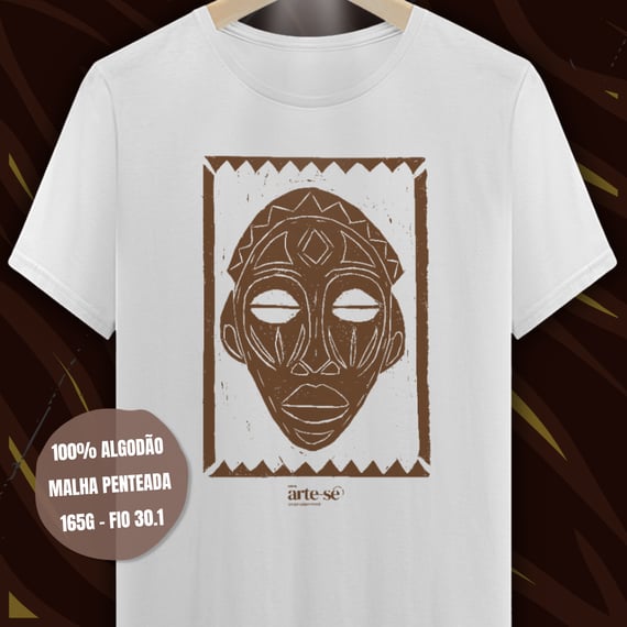 Camiseta - Máscara Africana