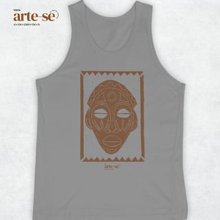 Nome do produto Camiseta Regata - Máscara Africana