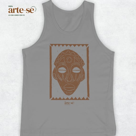 Camiseta Regata - Máscara Africana